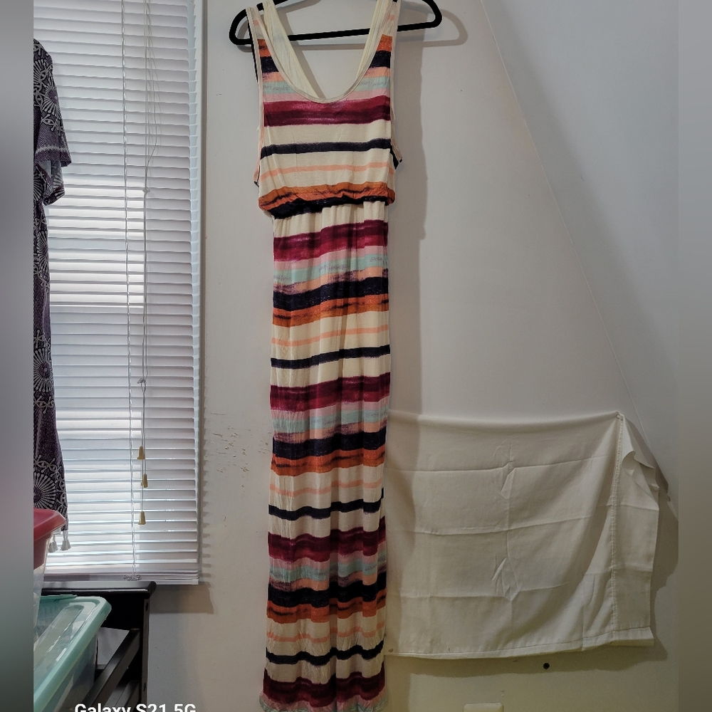 NWT by SPLENDID TANK MAXI 👗DRESS pull over stretch$85 - Picture 5 of 15